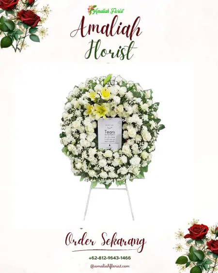 Krans Bunga Duka Kutamakmur